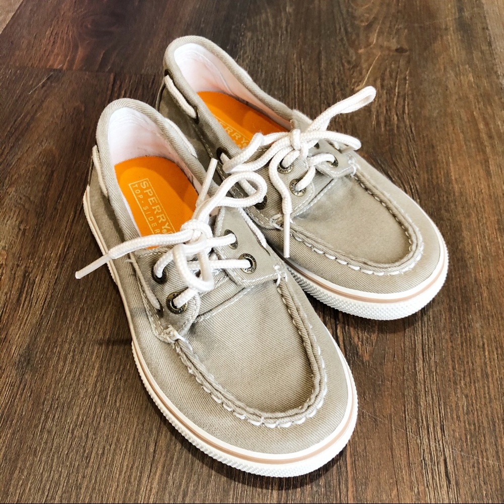 Sperry Khaki Halyard Shoes